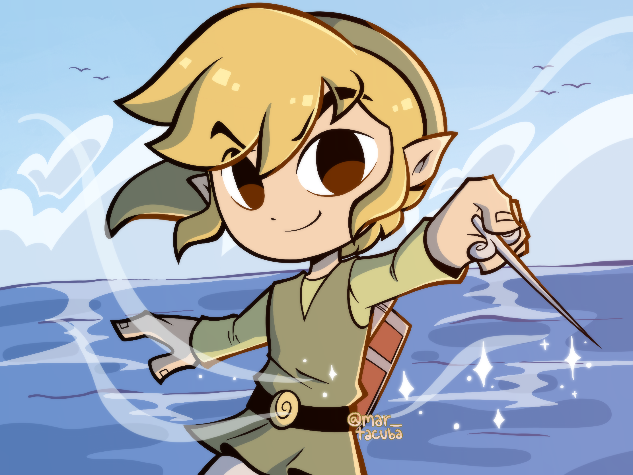 'Wind Link'..Character name: Link (Wind Waker).